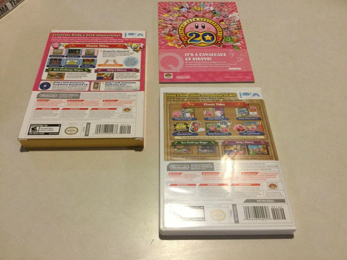 
Kirby's Dream Collection: Special Edition | Wii | North America | back cover scan: Back | PriceCharting