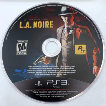 
L.A. Noire | PlayStation 3 | North America | physical media scan: Disc | PriceCharting
