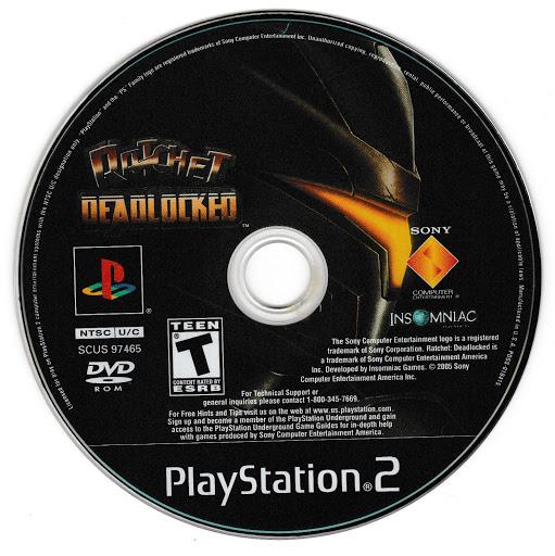 Ratchet: Deadlocked | PlayStation 2 | North America | physical media scan: Game Disc | PriceCharting