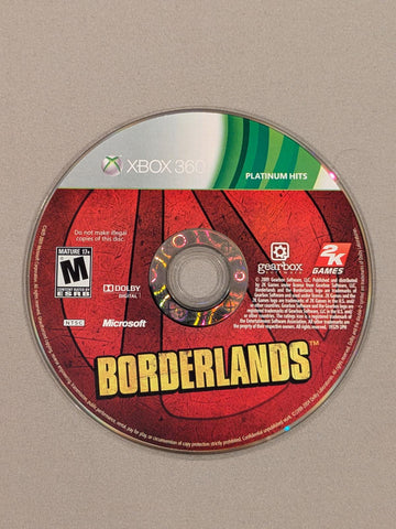 
Borderlands | Xbox 360 | North America | physical media scan: Disc | PriceCharting