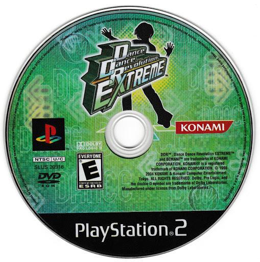 Dance Dance Revolution: Extreme | PlayStation 2 | North America | physical media scan: Game Disc | PriceCharting