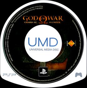 
God of War: Chains of Olympus | PSP | North America | physical media scan: UMD | PriceCharting