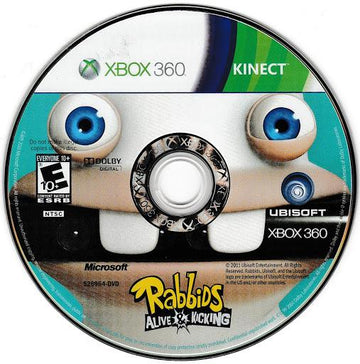 
Rabbids: Alive & Kicking | Xbox 360 | North America | physical media scan: Game Disc | PriceCharting
