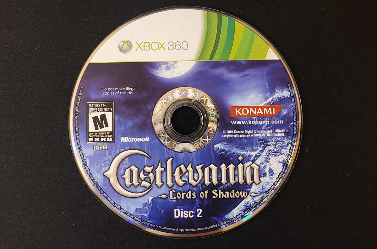 
Castlevania: Lords of Shadow | Xbox 360 | North America | physical media scan: Disc 2 | PriceCharting