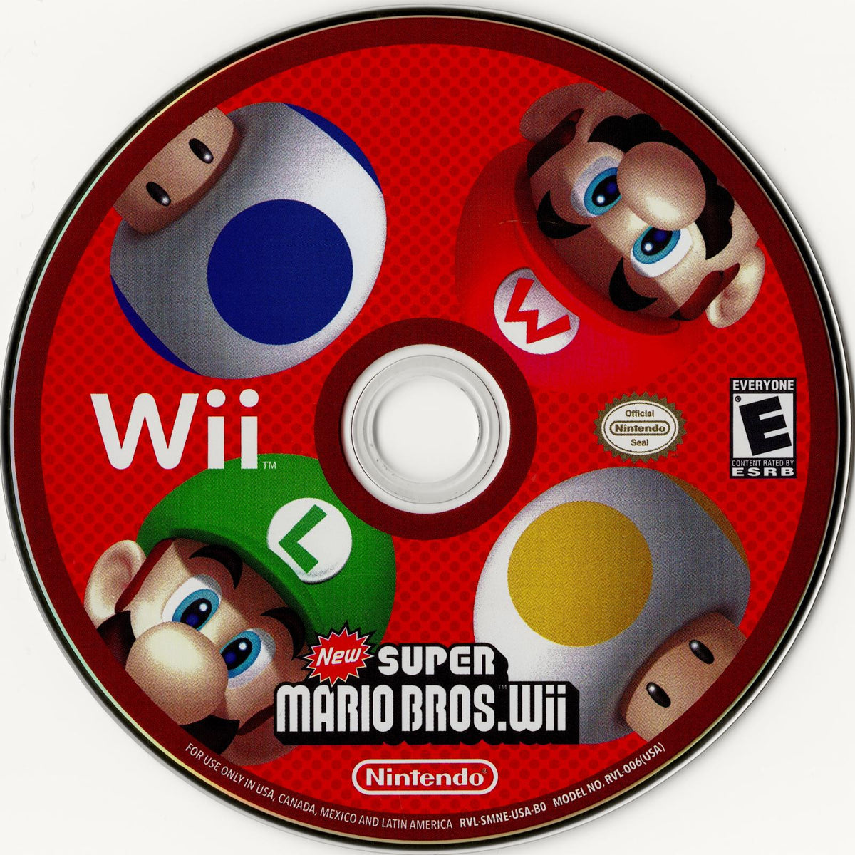 
New Super Mario Bros. Wii | Wii | North America | physical media scan: Disc | PriceCharting
