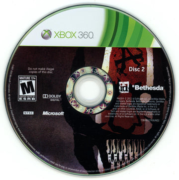 
Rage | Xbox 360 | North America | physical media scan: Disc 2 | PriceCharting
