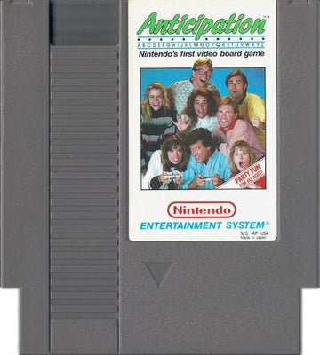 
Anticipation | NES | North America | physical media scan: Cartridge | PriceCharting