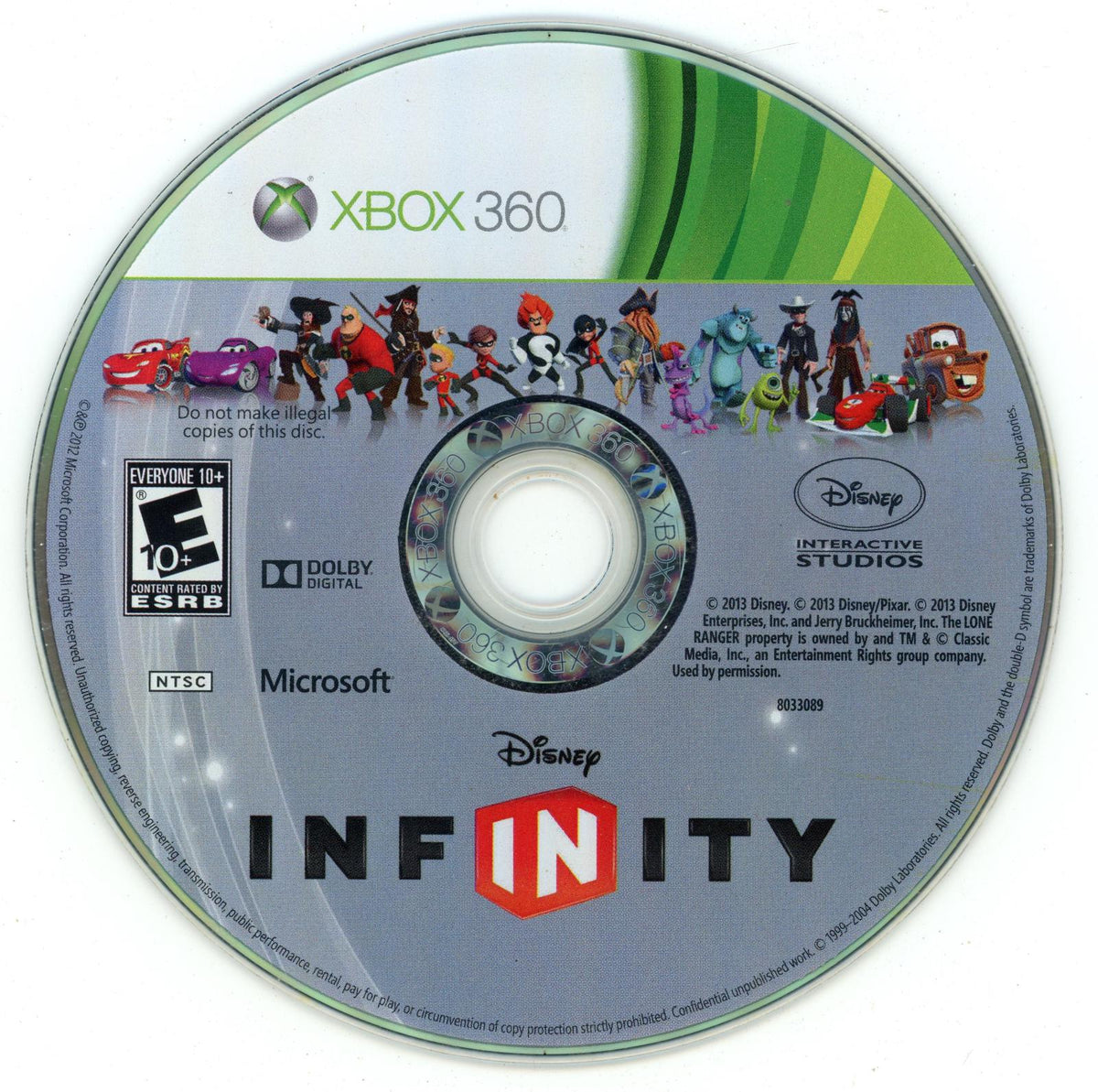 
Disney Infinity | Xbox 360 | North America | physical media scan: Disc | PriceCharting