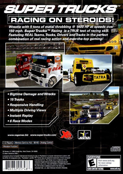 
Super Trucks Racing | PlayStation 2 | North America | back cover scan: Back Cover | PriceCharting