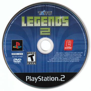 
Taito Legends 2 | PlayStation 2 | North America | physical media scan: Game Disc | PriceCharting