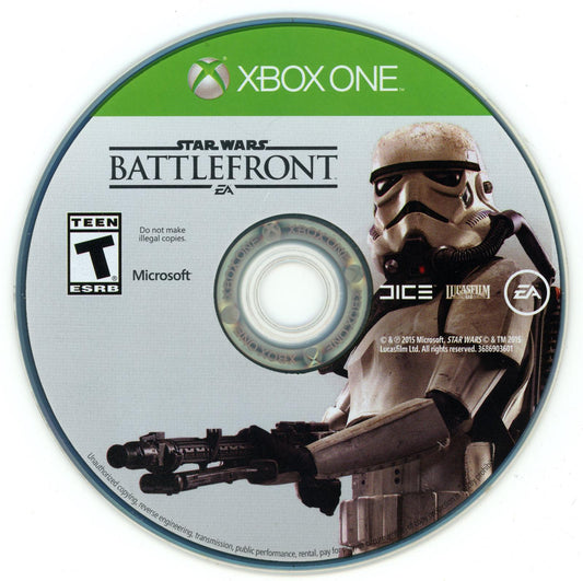 
Star Wars: Battlefront | Xbox One | North America | physical media scan: Disc | PriceCharting