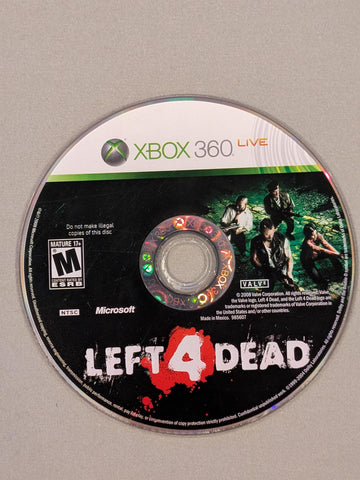
Left 4 Dead | Xbox 360 | North America | physical media scan: Disc | PriceCharting