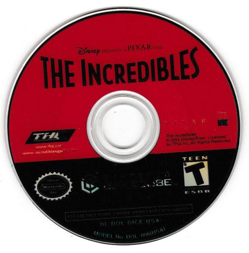 
The Incredibles | GameCube | North America | physical media scan: Game Disc | PriceCharting