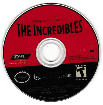 
The Incredibles | GameCube | North America | physical media scan: Game Disc | PriceCharting
