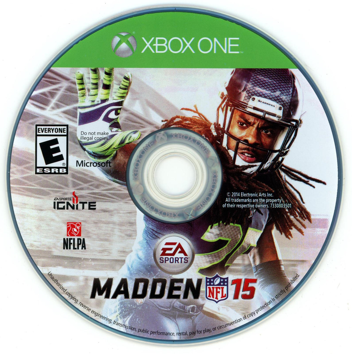 
Madden NFL 15 | Xbox One | North America | physical media scan: Disc | PriceCharting
