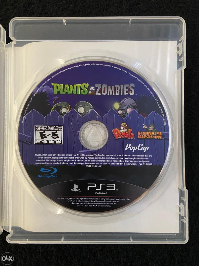 
Plants vs. Zombies | PlayStation 3 | North America | physical media scan: Disc | PriceCharting