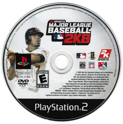 
Major League Baseball 2K8 | PlayStation 2 | North America | physical media scan: Game Disc | PriceCharting