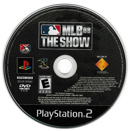 
MLB 08: The Show | PlayStation 2 | North America | physical media scan: Game Disc | PriceCharting