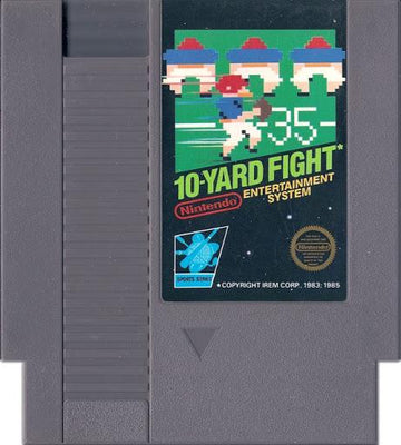 
10-Yard Fight | NES | North America | physical media scan: Cartridge | PriceCharting