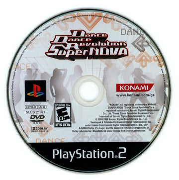 
Dance Dance Revolution: SuperNOVA | PlayStation 2 | North America | physical media scan: Disc | PriceCharting