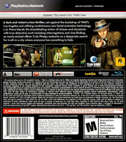 
L.A. Noire | PlayStation 3 | North America | back cover scan: Back Cover | PriceCharting