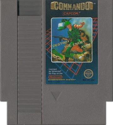 
Commando | NES | North America | physical media scan: Cartridge | PriceCharting