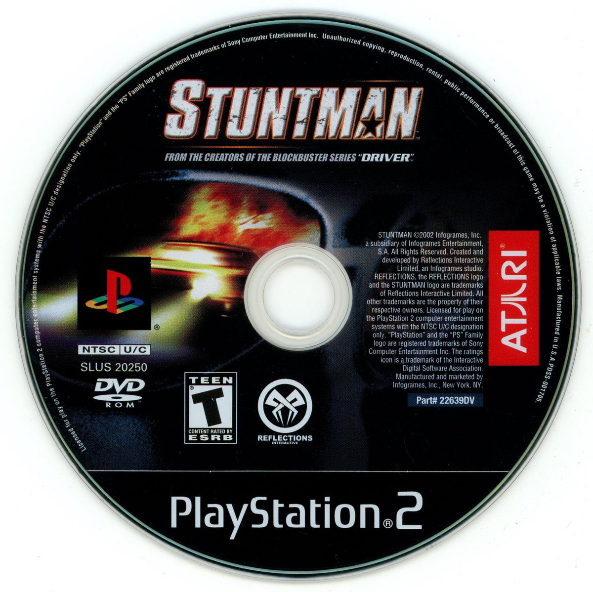 
Stuntman | PlayStation 2 | North America | physical media scan: Disc | PriceCharting