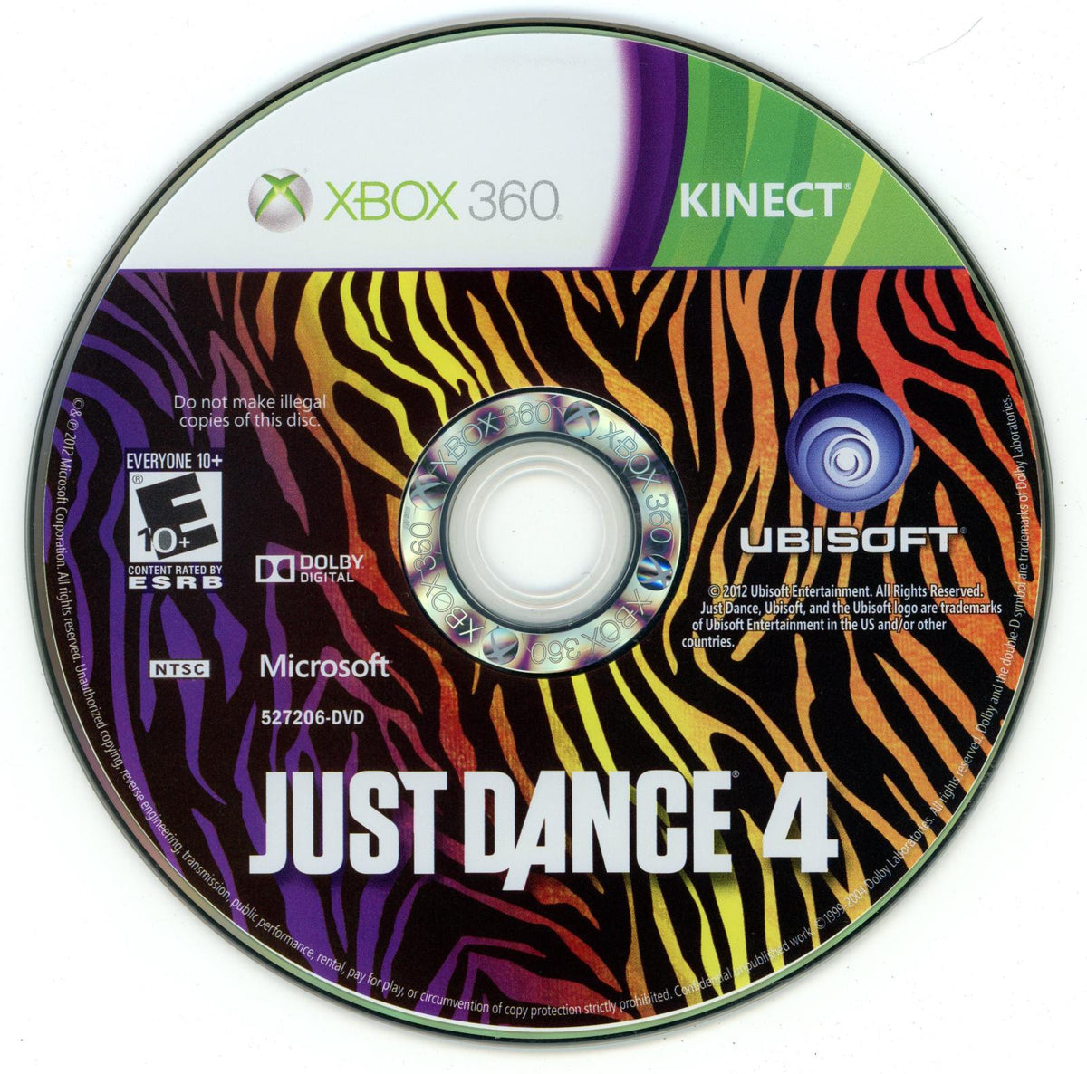 
Just Dance 4 | Xbox 360 | North America | physical media scan: Disc | PriceCharting