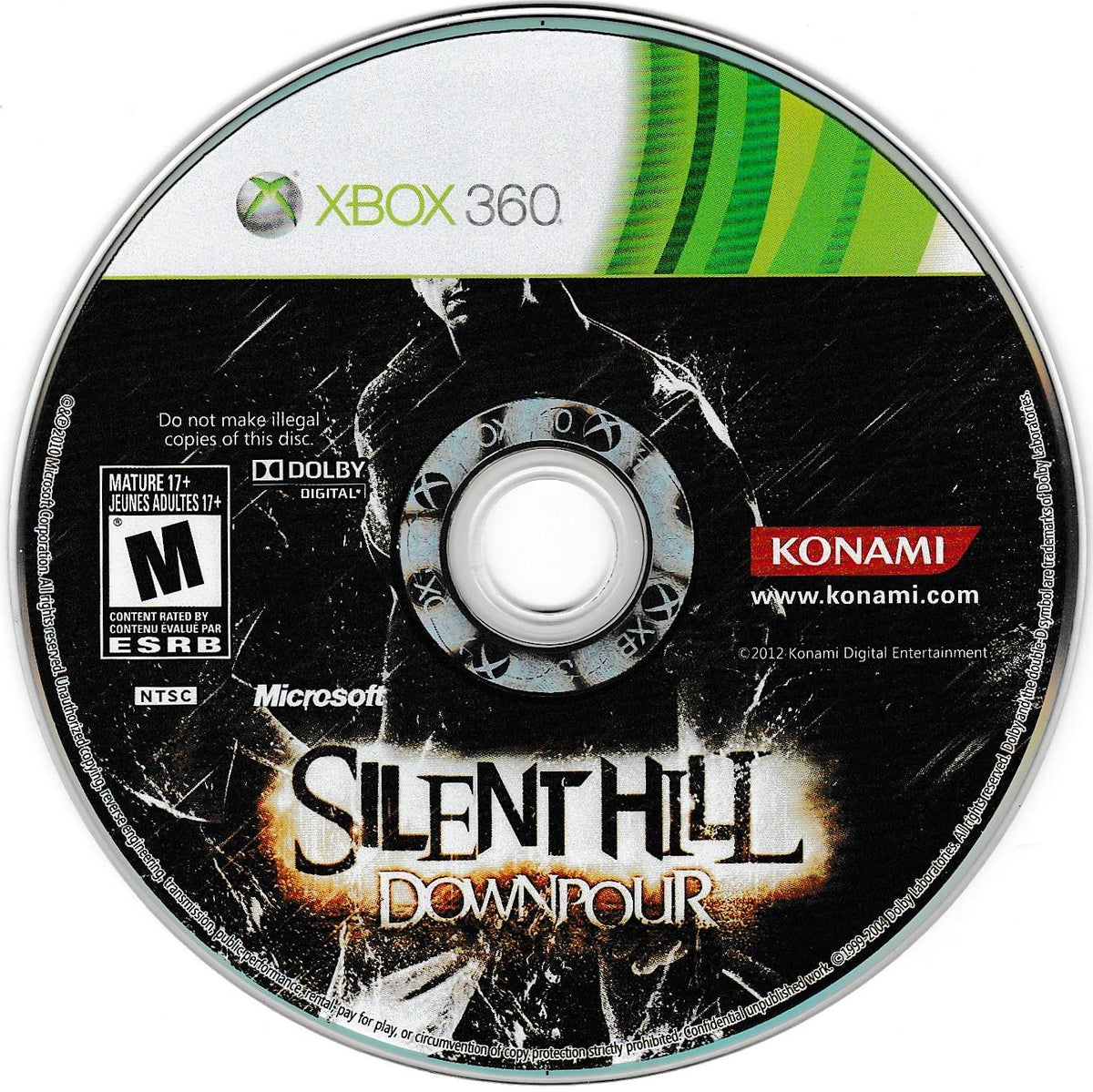 
Silent Hill: Downpour | Xbox 360 | North America | physical media scan: Game Disc | PriceCharting