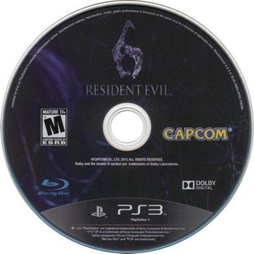 
Resident Evil 6 | PlayStation 3 | North America | physical media scan: Disc | PriceCharting