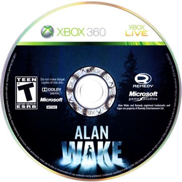 
Alan Wake | Xbox 360 | North America | physical media scan: Disc | PriceCharting