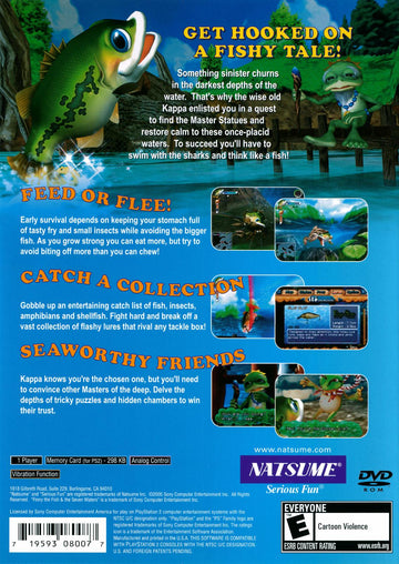 
Finny the Fish & the Seven Waters | PlayStation 2 | North America | back cover scan: Back Cover | PriceCharting