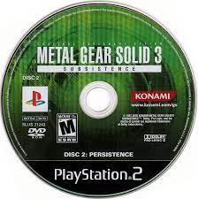 
Metal Gear Solid 3: Subsistence | PlayStation 2 | North America | physical media scan: Disc 2 | PriceCharting