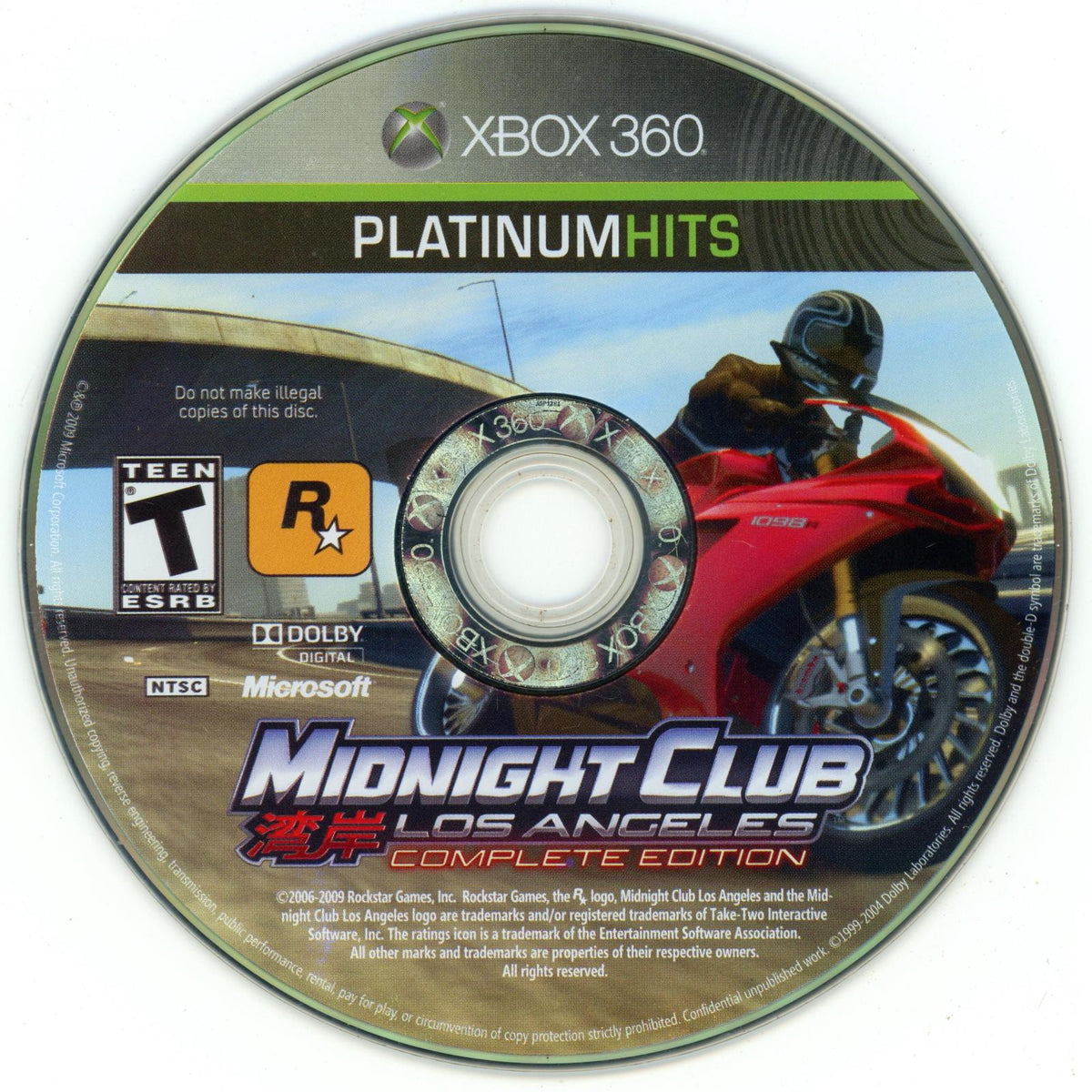 
Midnight Club: Los Angeles - Complete Edition | Xbox 360 | North America | physical media scan: Disc | PriceCharting