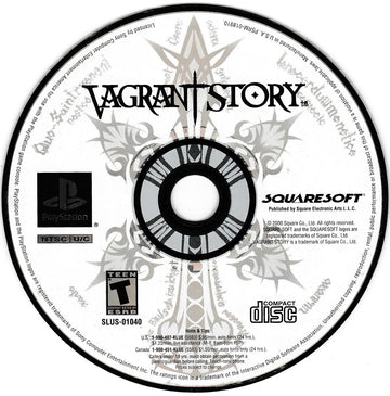 
Vagrant Story | PlayStation | North America | physical media scan: Game Disc | PriceCharting