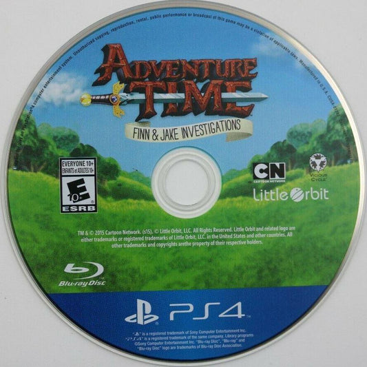 
Adventure Time: Finn and Jake Investigations | PlayStation 4 | North America | physical media scan: Disc | PriceCharting
