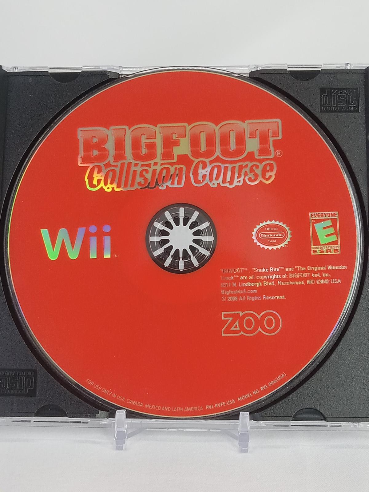 
Bigfoot: Collision Course | Wii | North America | physical media scan: Disc | PriceCharting