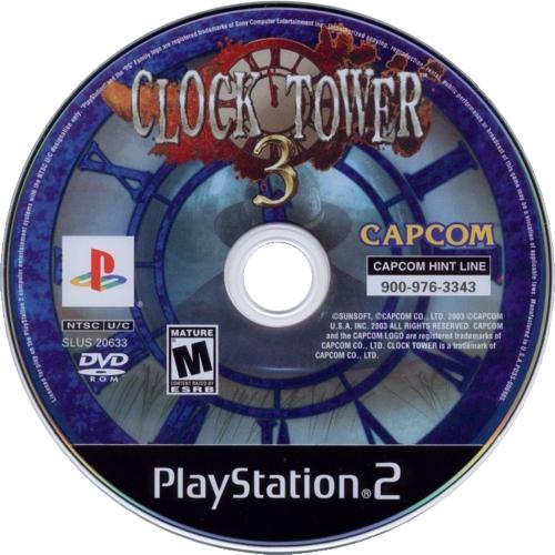 
Clock Tower 3 | PlayStation 2 | North America | physical media scan: Disc | PriceCharting