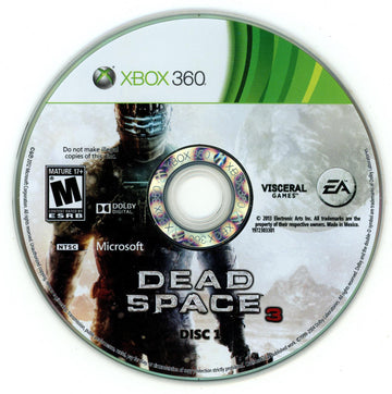 
Dead Space 3: Limited Edition | Xbox 360 | North America | physical media scan: Disc 1 | PriceCharting