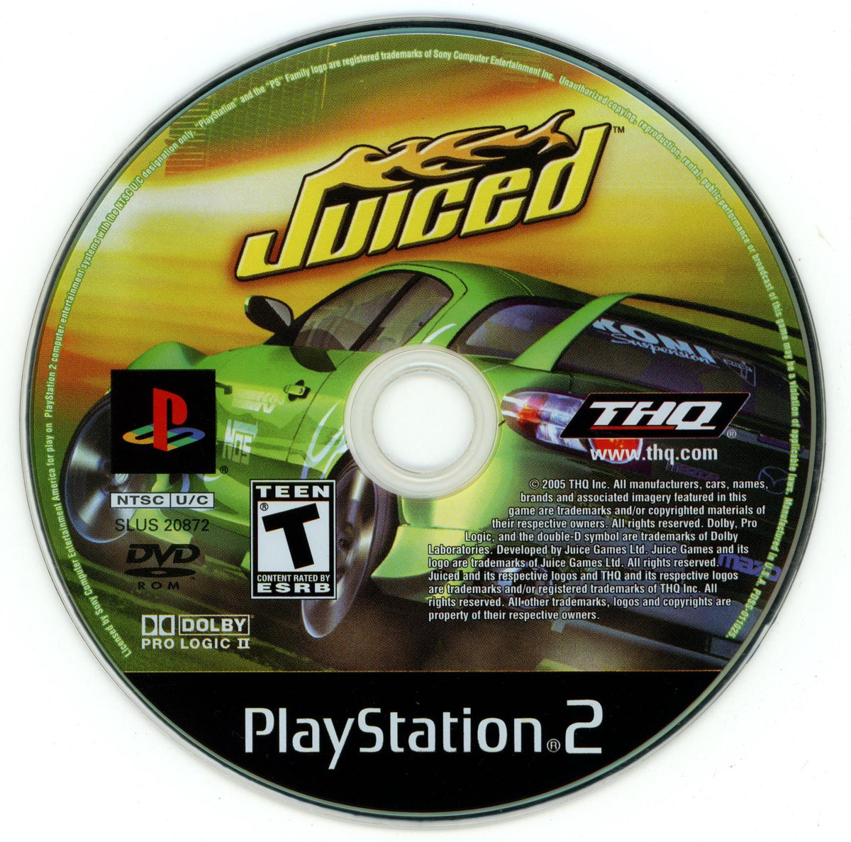 
Juiced | PlayStation 2 | North America | physical media scan: Disc | PriceCharting