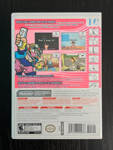 
WarioWare: Smooth Moves | Wii | North America | back cover scan: Back Cover | PriceCharting
