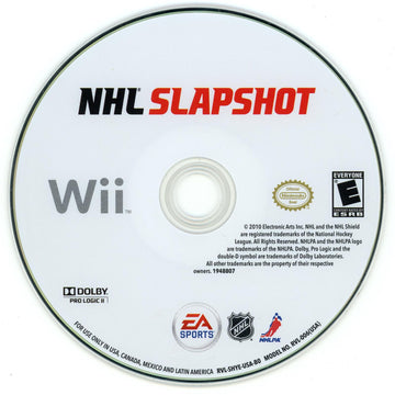 
NHL Slapshot | Wii | North America | physical media scan: Disc | PriceCharting