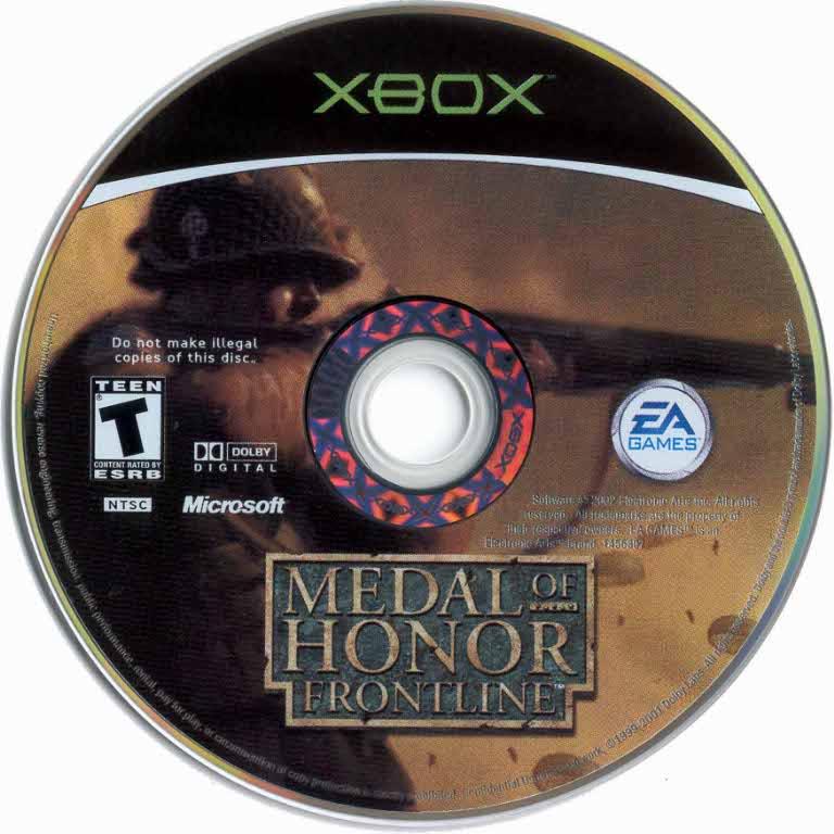 
Medal of Honor: Frontline | Xbox | North America | physical media scan: Disc | PriceCharting