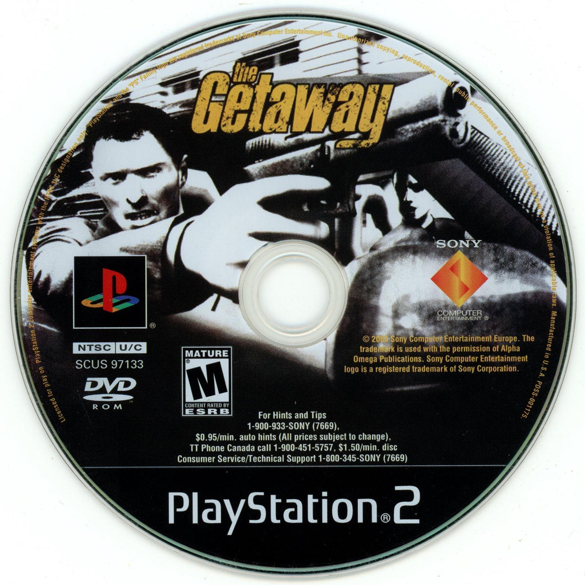 
The Getaway | PlayStation 2 | North America | physical media scan: Disc | PriceCharting