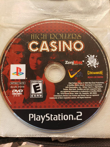 
High Rollers Casino | PlayStation 2 | North America | physical media scan: Disc | PriceCharting