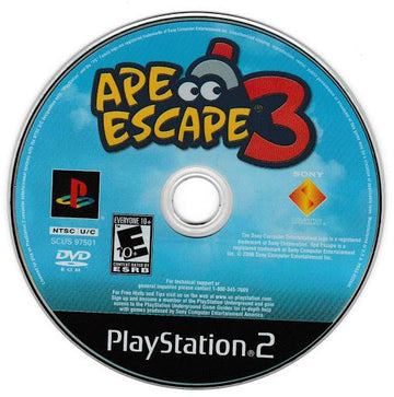 
Ape Escape 3 | PlayStation 2 | North America | physical media scan: Game Disc | PriceCharting