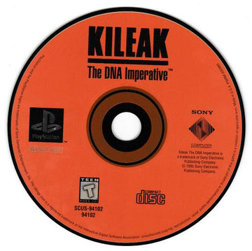 
Kileak: The DNA Imperative | PlayStation | North America | physical media scan: Game Disc | PriceCharting
