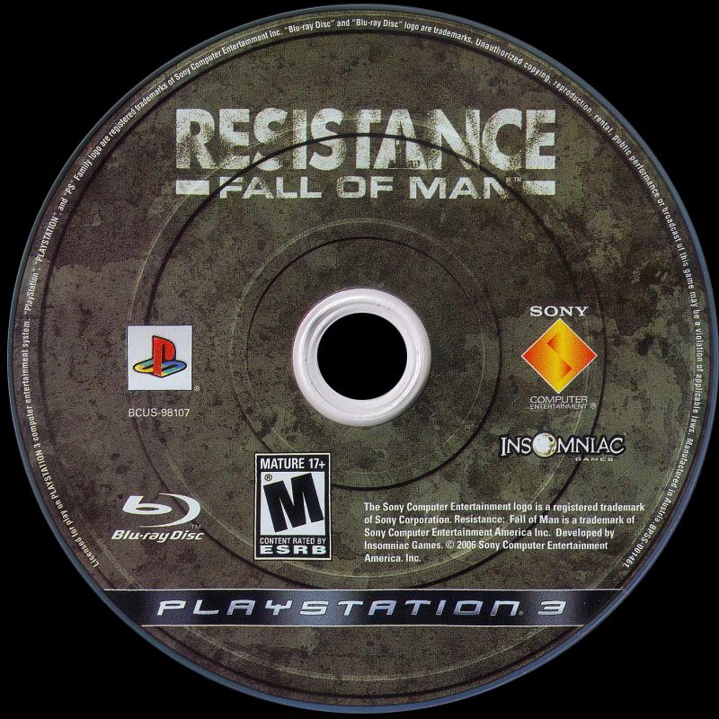 
Resistance: Fall of Man | PlayStation 3 | North America | physical media scan: Game Disc | PriceCharting