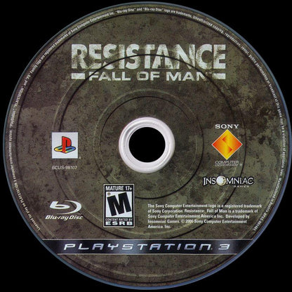
Resistance: Fall of Man | PlayStation 3 | North America | physical media scan: Game Disc | PriceCharting
