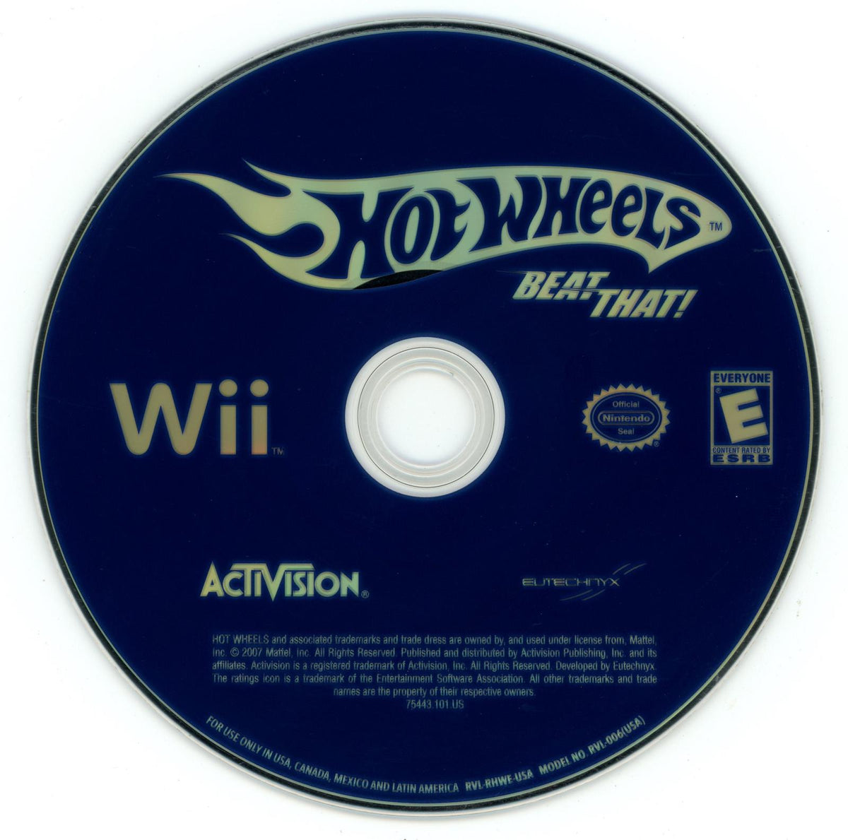 
Hot Wheels: Beat That! | Wii | North America | physical media scan: Disc | PriceCharting
